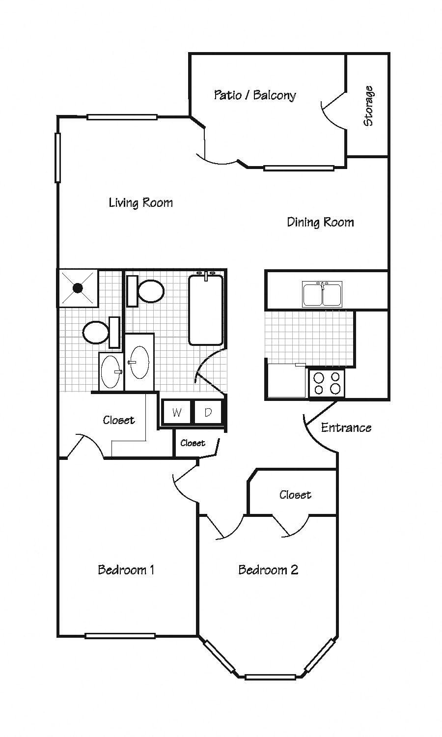 Gilhurst 2 bed 2 bath